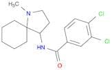 Benzamide, 3,4-dichloro-N-(1-methyl-1-azaspiro[4.5]dec-4-yl)-