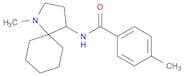 Benzamide, 4-methyl-N-(1-methyl-1-azaspiro[4.5]dec-4-yl)-