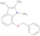 1H-Indole, 1,2,3-trimethyl-7-(phenylmethoxy)-
