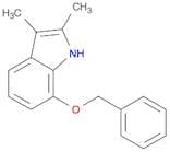 1H-Indole, 2,3-dimethyl-7-(phenylmethoxy)-
