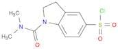 1H-Indole-5-sulfonyl chloride, 1-[(dimethylamino)carbonyl]-2,3-dihydro-