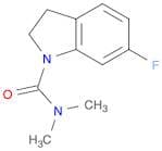 1H-Indole-1-carboxamide, 6-fluoro-2,3-dihydro-N,N-dimethyl-