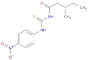 Pentanamide, 3-methyl-N-[[(4-nitrophenyl)amino]thioxomethyl]-, (S)-