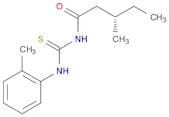 Pentanamide, 3-methyl-N-[[(2-methylphenyl)amino]thioxomethyl]-, (S)-