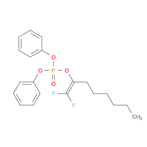 Phosphoric acid, 1-(difluoromethylene)heptyl diphenyl ester