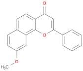 4H-Naphtho[1,2-b]pyran-4-one, 9-methoxy-2-phenyl-