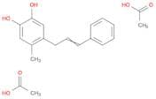 1,2-Benzenediol, 4-methyl-5-(3-phenyl-2-propenyl)-, diacetate