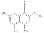 1,6-Naphthyridine-8-carbonitrile, 5-amino-7-methoxy-2,4-dimethyl-
