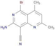 1,6-Naphthyridine-8-carbonitrile, 7-amino-5-bromo-2,4-dimethyl-