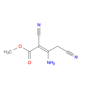 2-Butenoic acid, 3-amino-2,4-dicyano-, methyl ester, (Z)-
