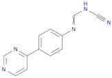 Methanimidamide, N-cyano-N'-[4-(4-pyrimidinyl)phenyl]-