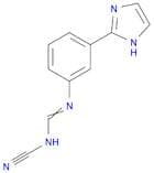 Methanimidamide, N-cyano-N'-[3-(1H-imidazol-2-yl)phenyl]-