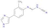 Methanimidamide, N-cyano-N'-[4-(1H-imidazol-4-yl)-2-methylphenyl]-
