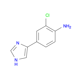 Benzenamine, 2-chloro-4-(1H-imidazol-4-yl)-