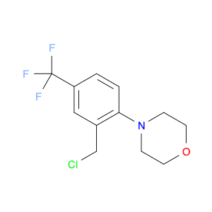 4-[2-(chloromethyl)-4-(trifluoromethyl)phenyl]morpholine
