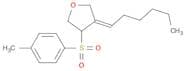 Furan, 3-hexylidenetetrahydro-4-[(4-methylphenyl)sulfonyl]-, (E)-