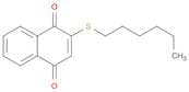 1,4-Naphthalenedione, 2-(hexylthio)-