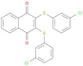 1,4-Naphthalenedione, 2,3-bis[(3-chlorophenyl)thio]-