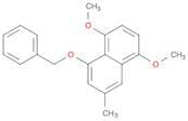 Naphthalene, 5,8-dimethoxy-3-methyl-1-(phenylmethoxy)-