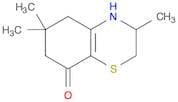 2H-1,4-Benzothiazin-8(5H)-one, 3,4,6,7-tetrahydro-3,6,6-trimethyl-