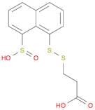 Propanoic acid, 3-[(8-sulfino-1-naphthalenyl)dithio]-