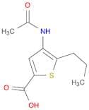 2-Thiophenecarboxylic acid, 4-(acetylamino)-5-propyl-