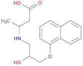 Butanoic acid, 3-[[2-hydroxy-3-(1-naphthalenyloxy)propyl]amino]-