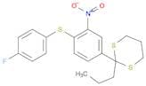 1,3-Dithiane, 2-[4-[(4-fluorophenyl)thio]-3-nitrophenyl]-2-propyl-