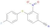 Benzonitrile, 4-[(4-fluorophenyl)thio]-3-nitro-