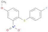 Benzene, 1-[(4-fluorophenyl)thio]-4-methoxy-2-nitro-