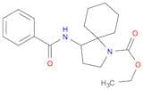 1-Azaspiro[4.5]decane-1-carboxylic acid, 4-(benzoylamino)-, ethyl ester