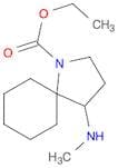 1-Azaspiro[4.5]decane-1-carboxylic acid, 4-(methylamino)-, ethyl ester