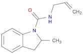 1H-Indole-1-carboxamide, 2,3-dihydro-2-methyl-N-2-propenyl-