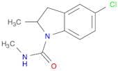 1H-Indole-1-carboxamide, 5-chloro-2,3-dihydro-N,2-dimethyl-