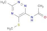 N-(3-Methyl-5-(methylthio)-1,2,4-triazin-6-yl)acetamide