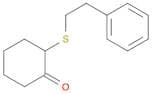 Cyclohexanone, 2-[(2-phenylethyl)thio]-