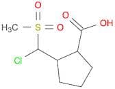 Cyclopentanecarboxylic acid, 2-[chloro(methylsulfonyl)methyl]-