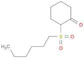 Cyclohexanone, 2-(hexylsulfonyl)-