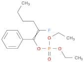 Phosphoric acid, diethyl 2-fluoro-1-phenyl-1-hexenyl ester