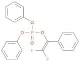 Phosphoric acid, 2,2-difluoro-1-phenylethenyl diphenyl ester