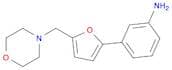 Benzenamine, 3-[5-(4-morpholinylmethyl)-2-furanyl]-