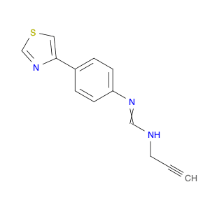 Methanimidamide, N-2-propynyl-N'-[4-(4-thiazolyl)phenyl]-
