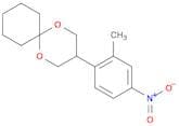 1,5-Dioxaspiro[5.5]undecane, 3-(2-methyl-4-nitrophenyl)-