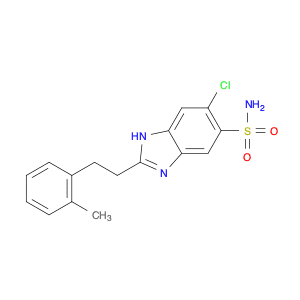 1H-Benzimidazole-5-sulfonamide, 6-chloro-2-[2-(2-methylphenyl)ethyl]-