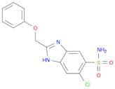 1H-Benzimidazole-5-sulfonamide, 6-chloro-2-(phenoxymethyl)-