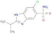 1H-Benzimidazole-5-sulfonamide, 6-chloro-2-(1-methylethyl)-