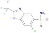 1H-Benzimidazole-5-sulfonamide, 6-chloro-2-(trifluoromethyl)-