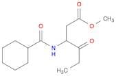 Hexanoic acid, 3-[(cyclohexylcarbonyl)amino]-4-oxo-, methyl ester