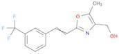 4-Oxazolemethanol, 5-methyl-2-[2-[3-(trifluoromethyl)phenyl]ethenyl]-