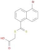 Acetic acid, [[(5-bromo-1-naphthalenyl)thioxomethyl]thio]-